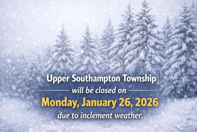 Message from the Upper Southampton Township